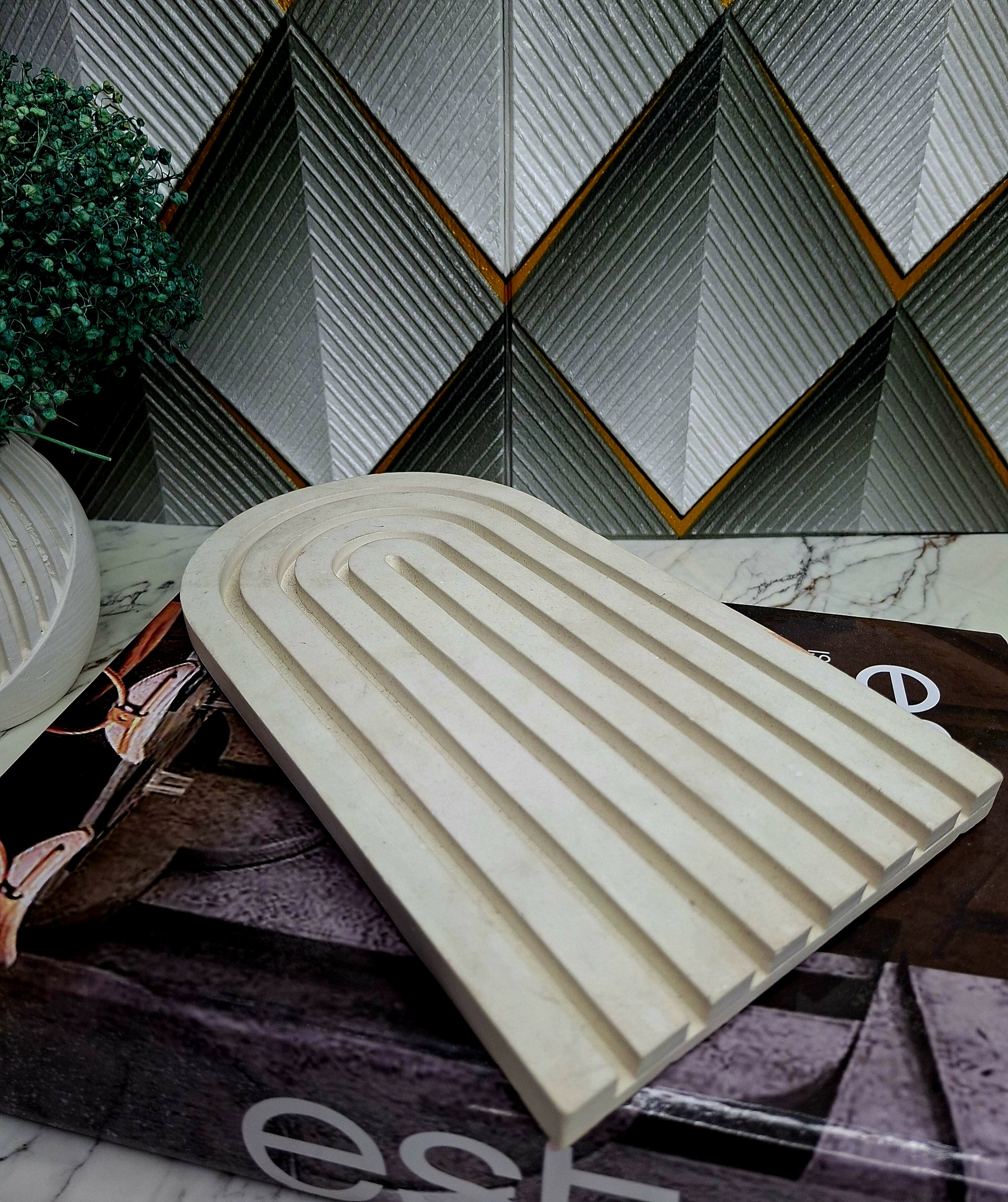 قالب سیلیکونی سینی رنگین کمان ابعاد 24 * 13